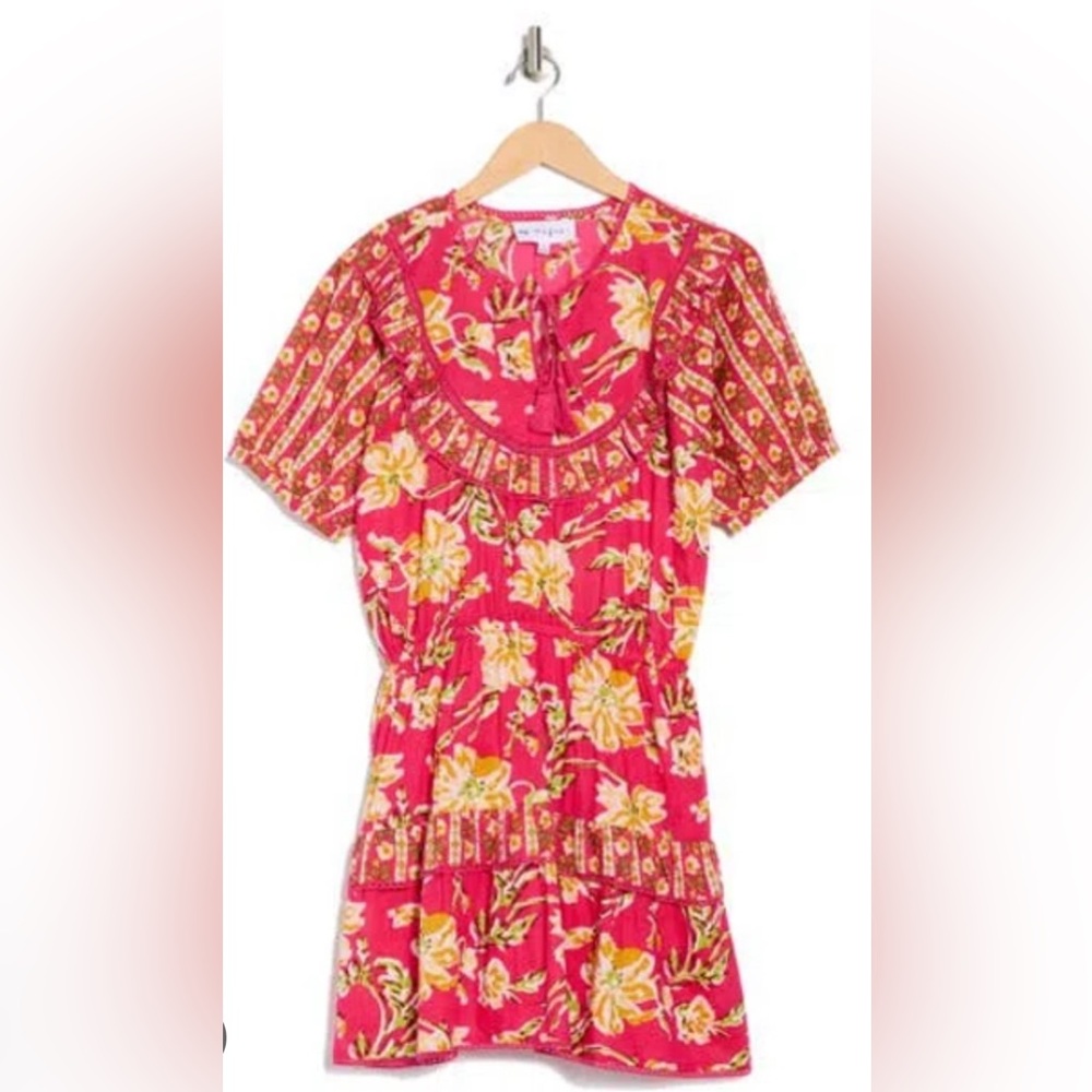 Maisie Floral Ruffle Mini Dress